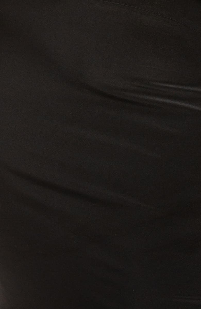 BUXOM COUTURE Volume Sleeve Body-Con Dress, Alternate, color, Black