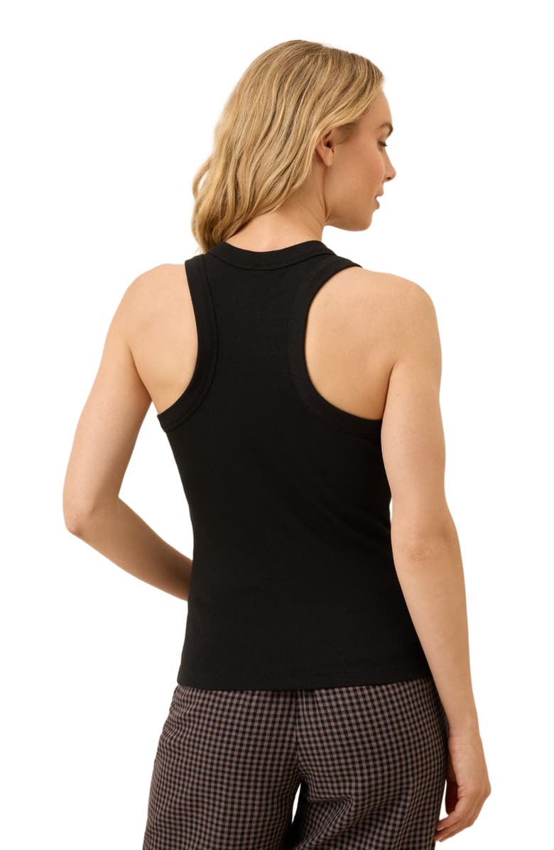 Pact Perfect Rib Racerback Tank, Alternate, color, Black