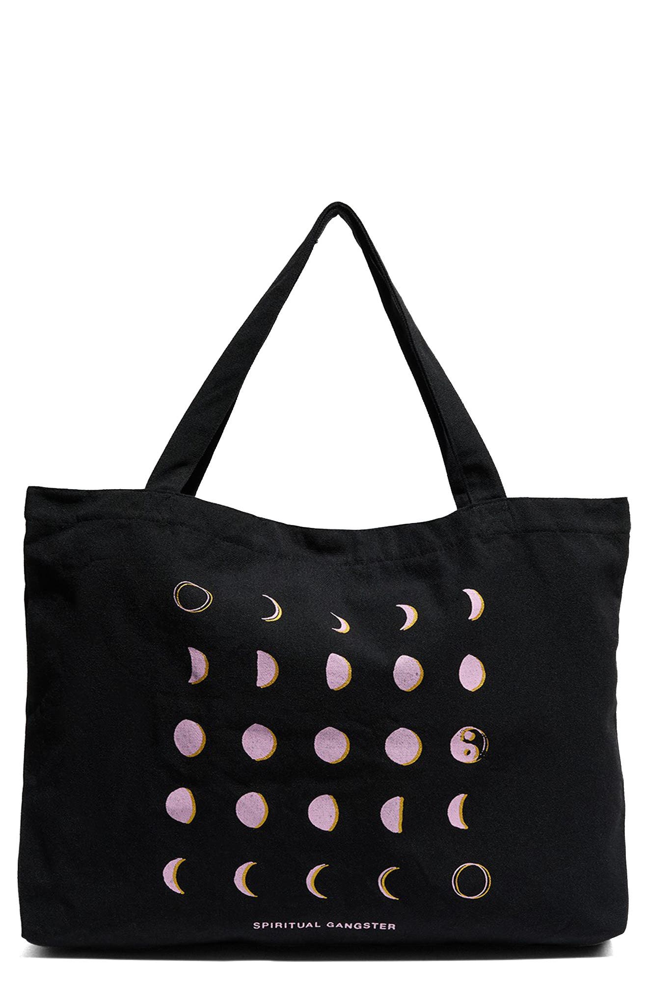 Autumn Equinox Tote Bag, Main, color, BLACK