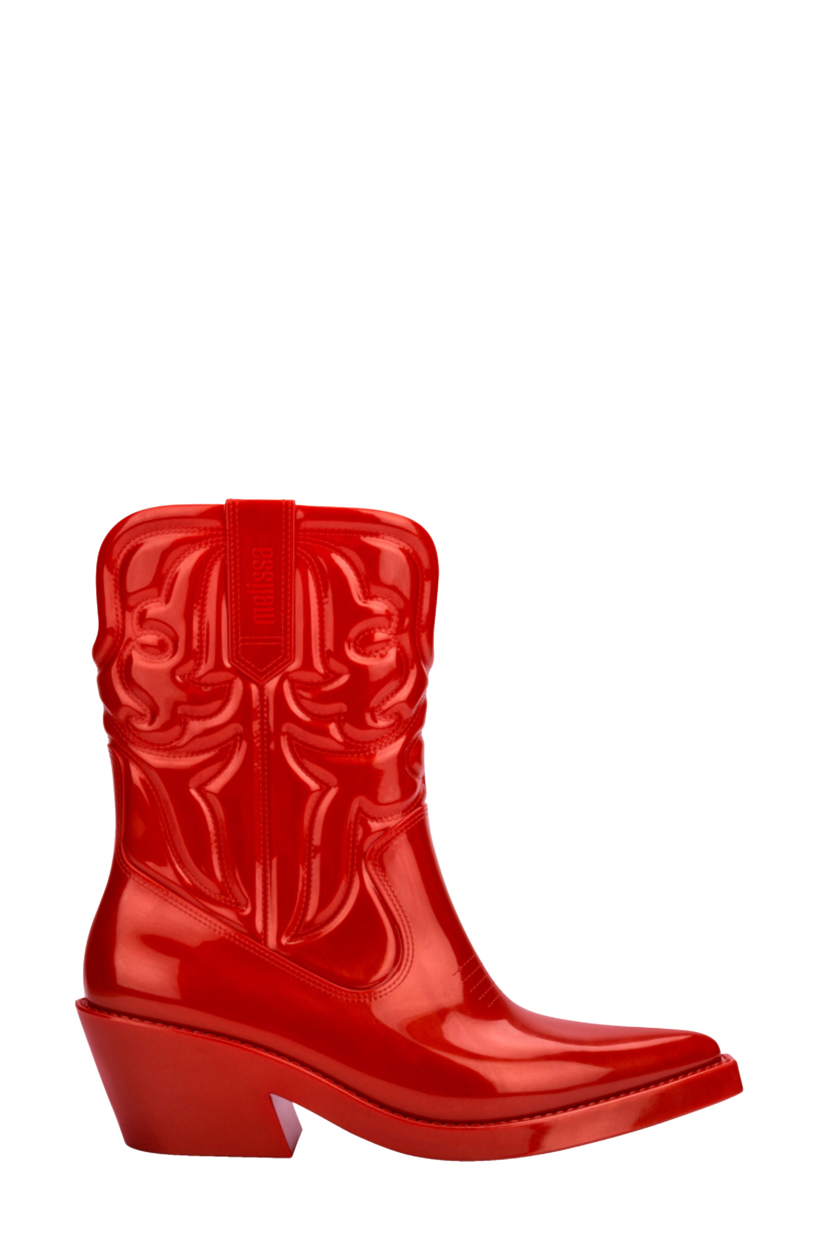 Texas Cowboy Boot, Alternate, color, METAL RED