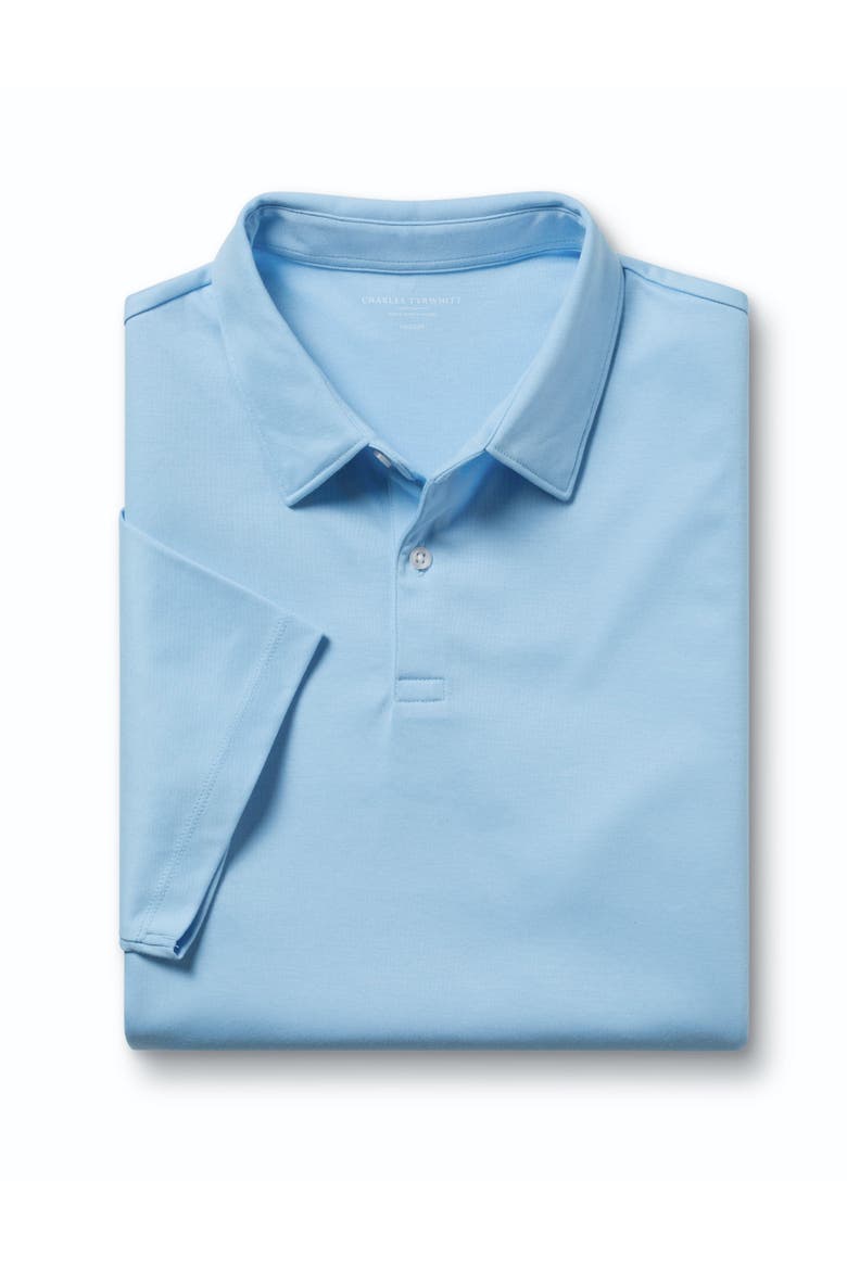 Short Sleeve Jersey Polo, Alternate, color, Sky Blue