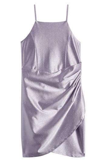 LOVE, NICKIE LEW LOVE, NICKIE LEW KIDS' METALLIC STRAPPY DRESS