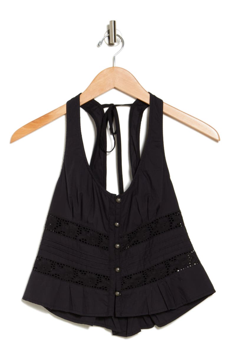 Free People Kianna Eyelet Tank, Alternate, color,