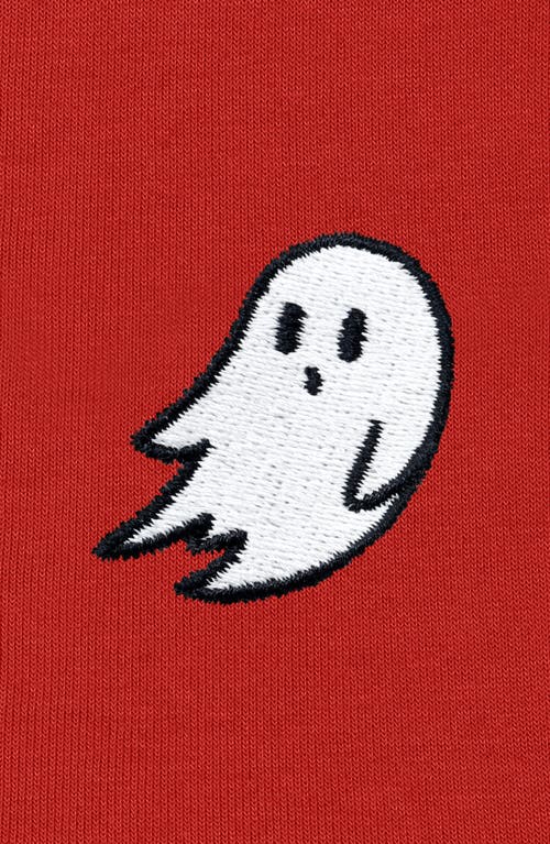 Dalix Ghost Zip Hoodie In Red