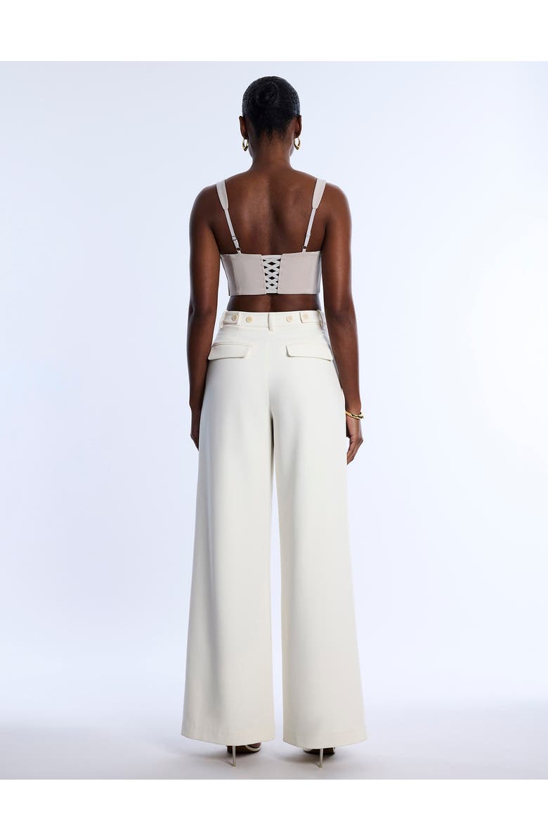 BCBGMAXAZRIA Pleat Front Wide Leg Pant, Alternate, color, 