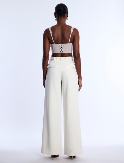 Bcbg Pleat Front Wide Leg Pant