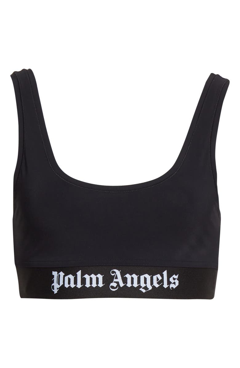 Palm Angels Classic Logo Sports Bra, Alternate, color, 