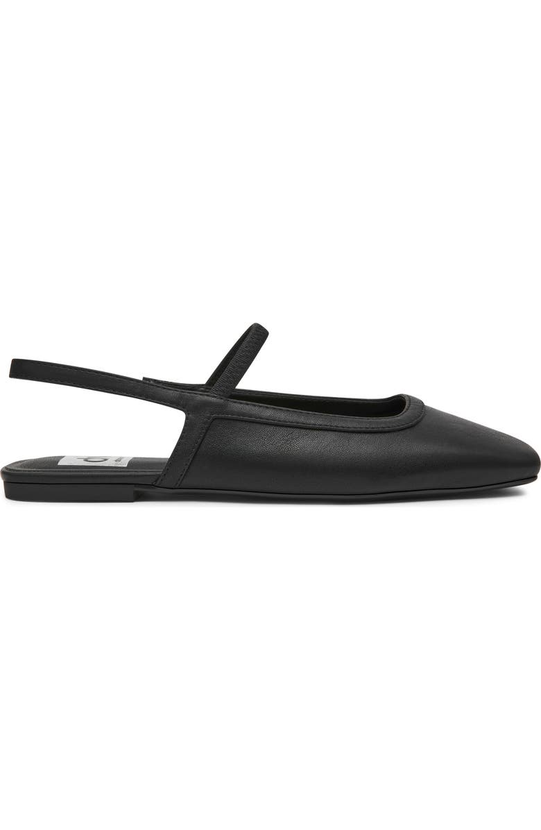 DV by Dolce Vita Fiera Slingback Flat, Alternate, color, Black Smooth
