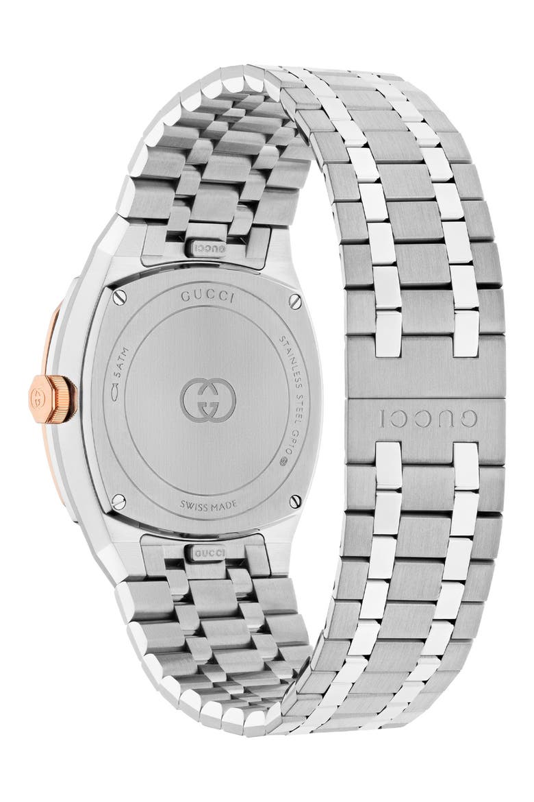 25H Bracelet Watch, 30mm, Alternate, color, SILVER