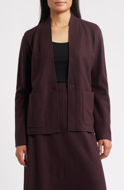 Women's Eileen Fisher Wool & Wool-Blend Coats | Nordstrom