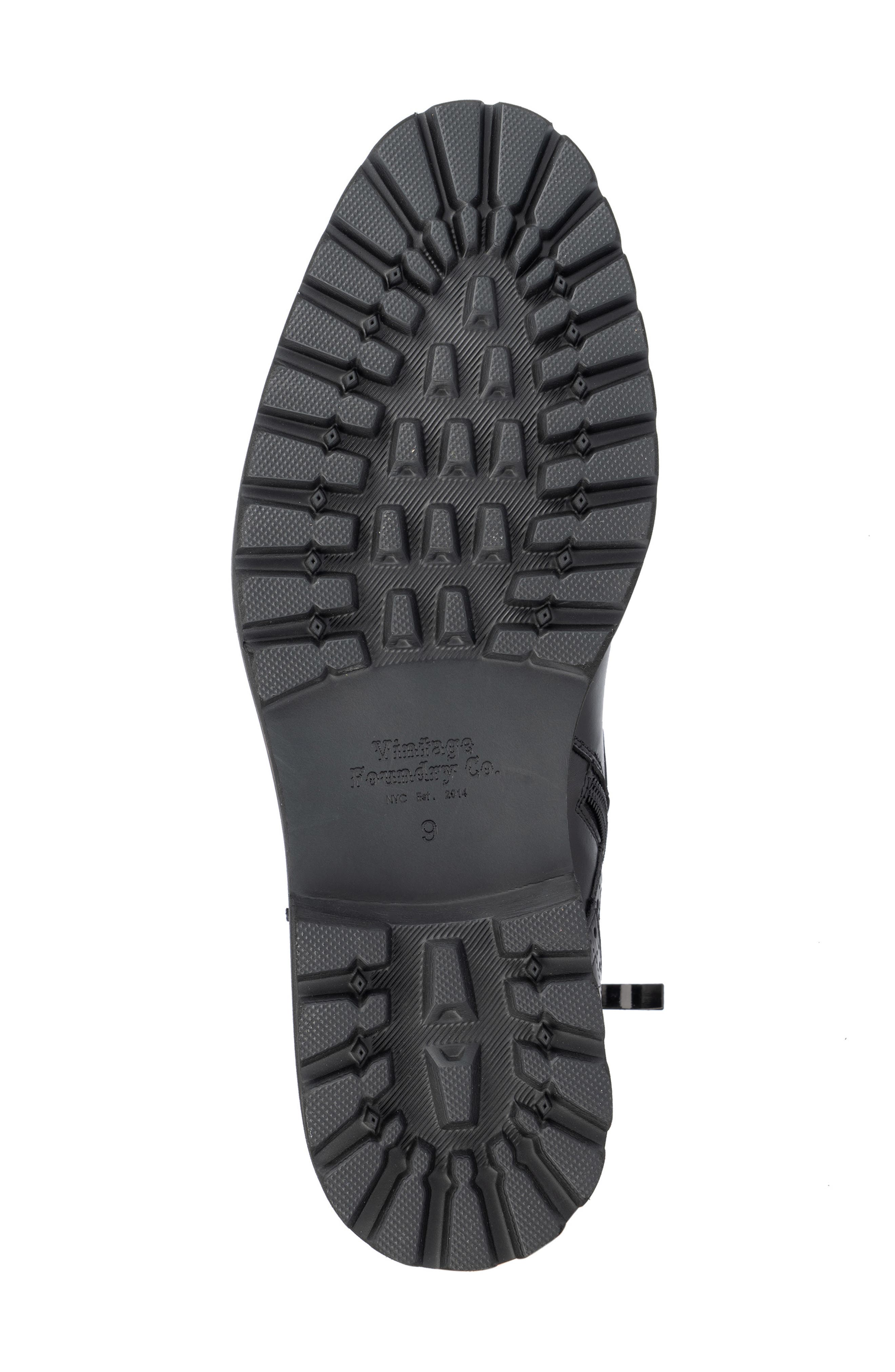 VINTAGE FOUNDRY Brogue Lug Sole Boot, Alternate, color, 