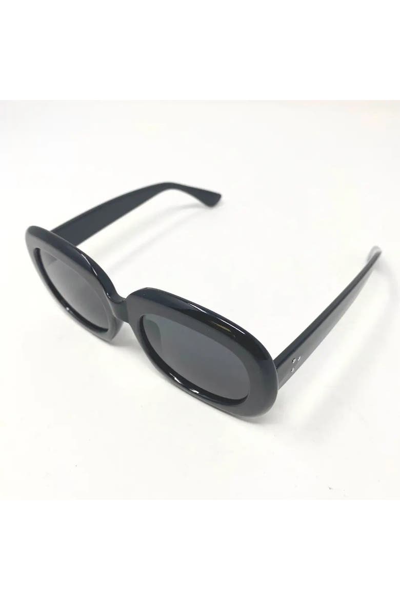 Allure Sunglasses with Polarized Lens, Alternate, color, Black