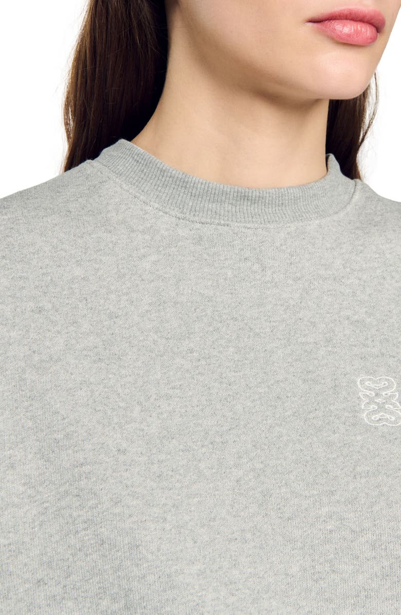 SANDRO Layered effect sweatshirt, Alternate, color, 