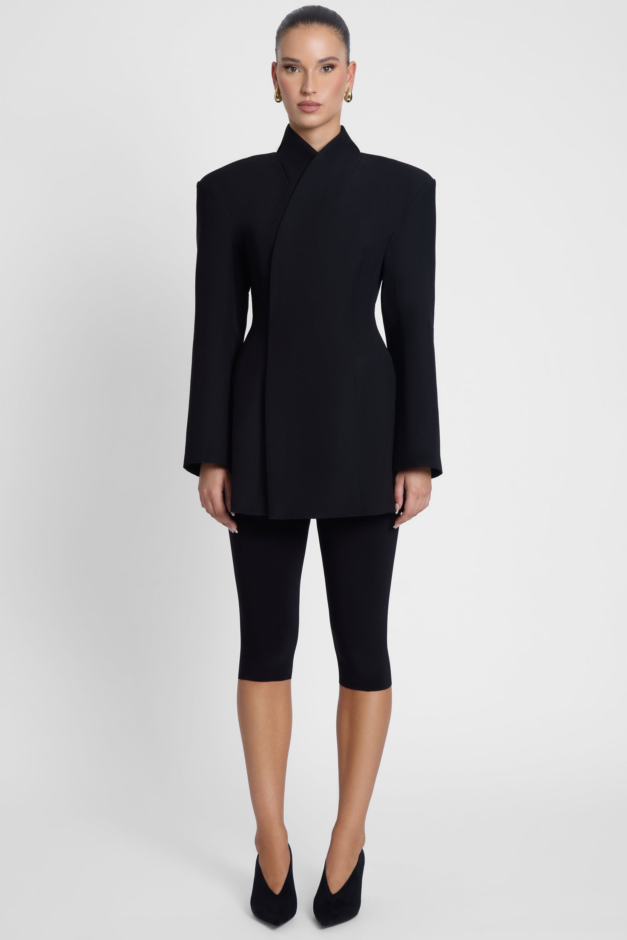 LEAU Cairo Hourglass Belted Coat — фото 5