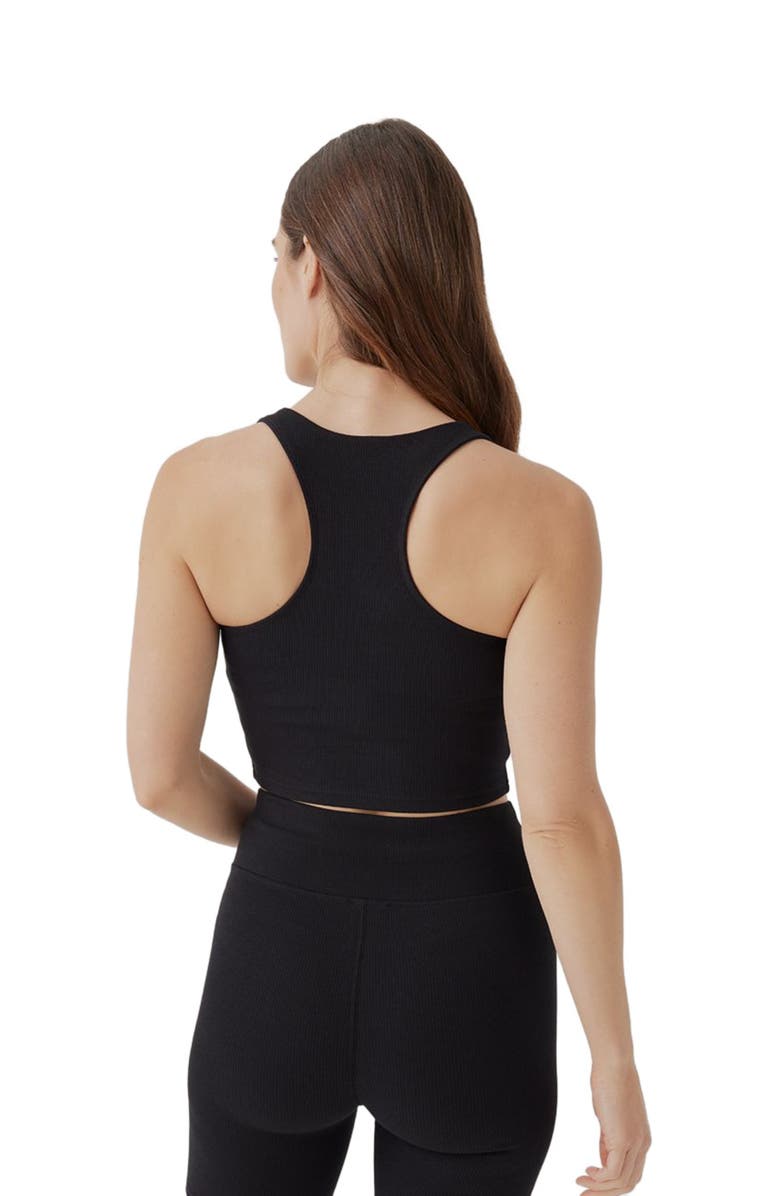 Pact On the Go-To Rib Crop Tank Made with Organic Cotton, Alternate, color, 