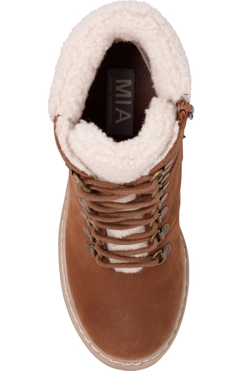 MIA Tiler Faux Fur Platform Lug Boot, Alternate, color,