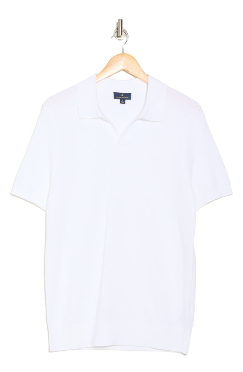 Brooks Brothers Pique Cotton Polo, Alternate, color, White