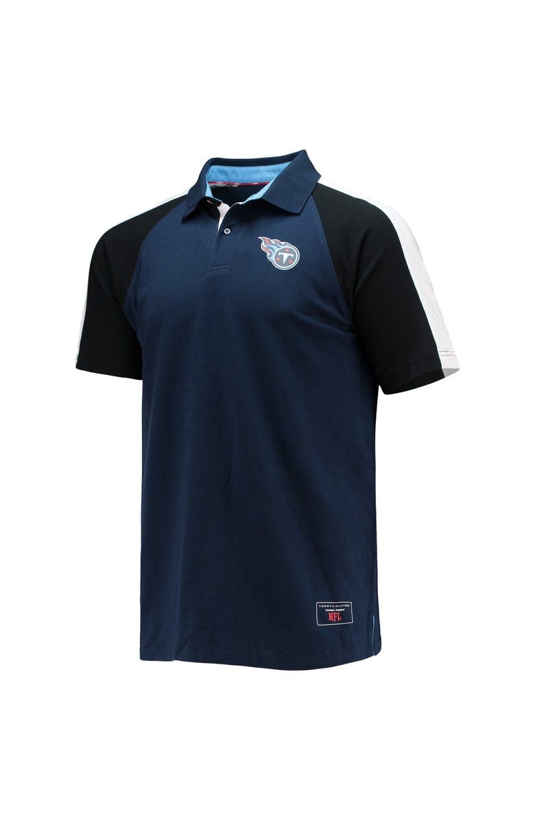 Tommy Hilfiger Men's Tommy Hilfiger Navy/White Tennessee Titans Holden Raglan Polo, Alternate, color, Navy