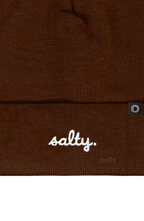 Dalix Salty Beanie Cap In Brown