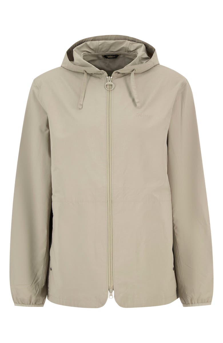 Barbour Newhill Showerproof Hooded Jacket, Alternate, color, Concrete