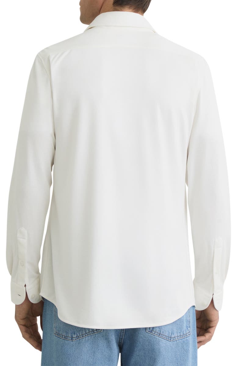 Reiss Davaro Button-Up Shirt, Alternate, color, White