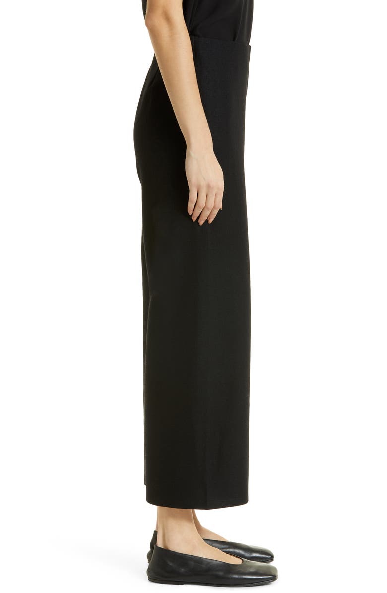 Eileen Fisher High Waist Wool Wide Leg Pants, Alternate, color,