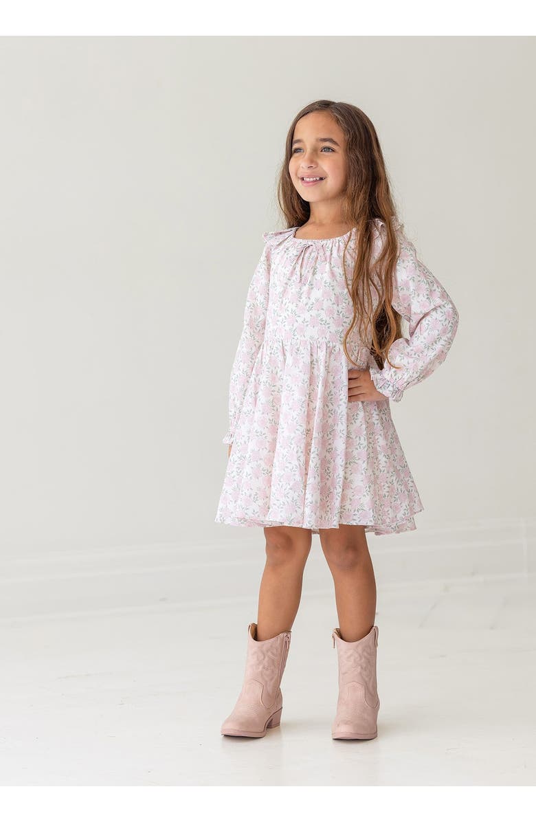 Isobella & Chloe Dewy Rose Dress, Alternate, color, Pink
