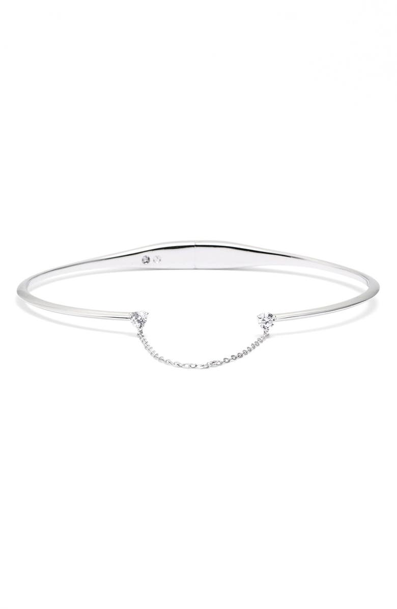 Nadri 'Goldie' Chain Hinge Bracelet, Main, color, 