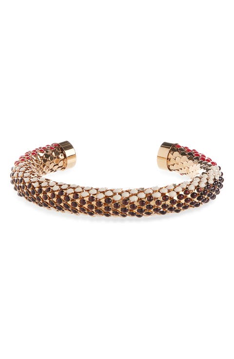 Resin Stone Cuff Bracelet
