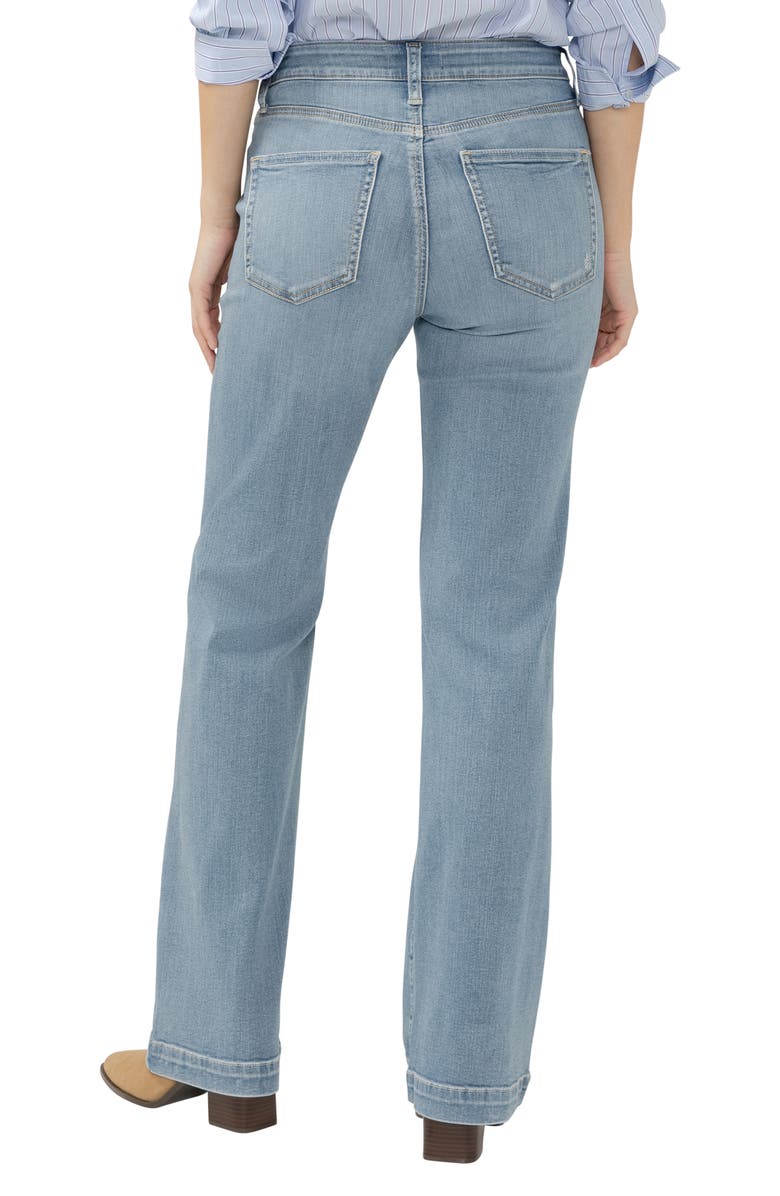 Silver Jeans Co. Avery Curvy Relaxed Straight Leg Trouser Jeans, Alternate, color, Mateo