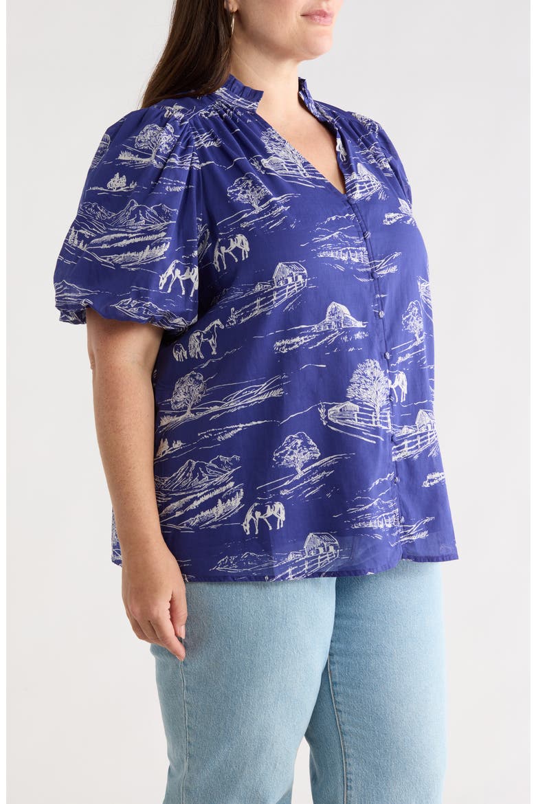 Avon Town Top, Alternate, color, NAVY-CREAM