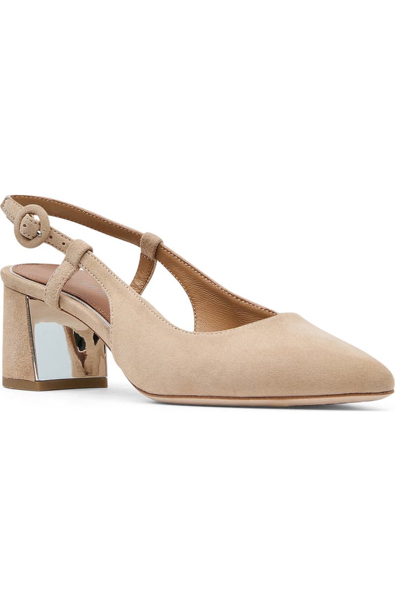 Donald Pliner Song Slingback Pointed Toe Pump, Main, color, Camel