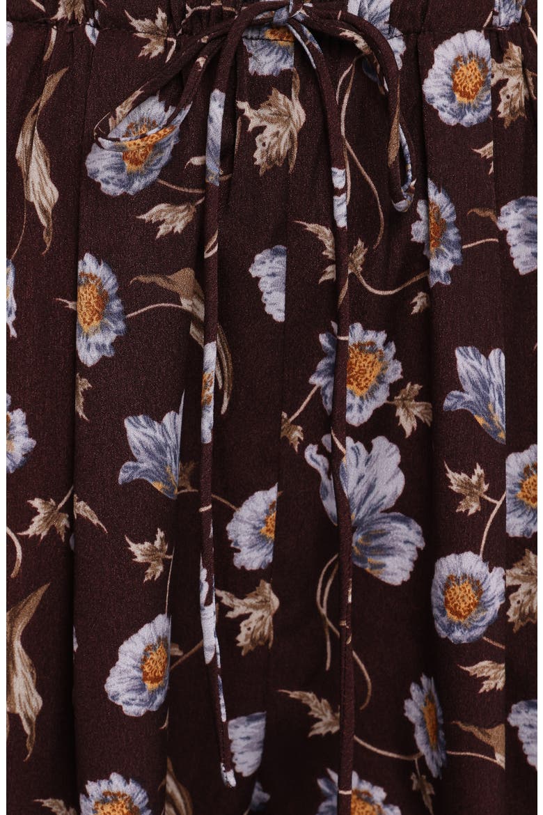 Calantha Floral Wide Leg Drawstring Pants, Alternate, color, FALL FLORAL