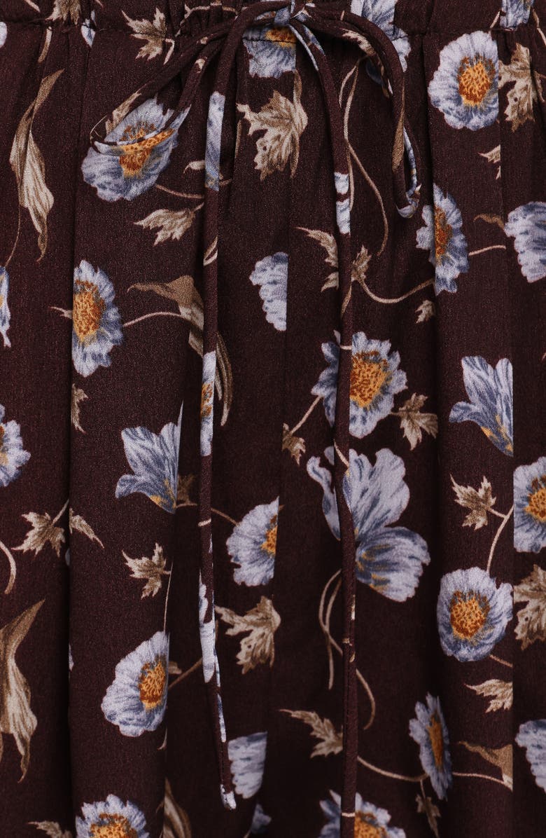 Petal & Pup Calantha Floral Wide Leg Drawstring Pants, Alternate, color, Fall Floral