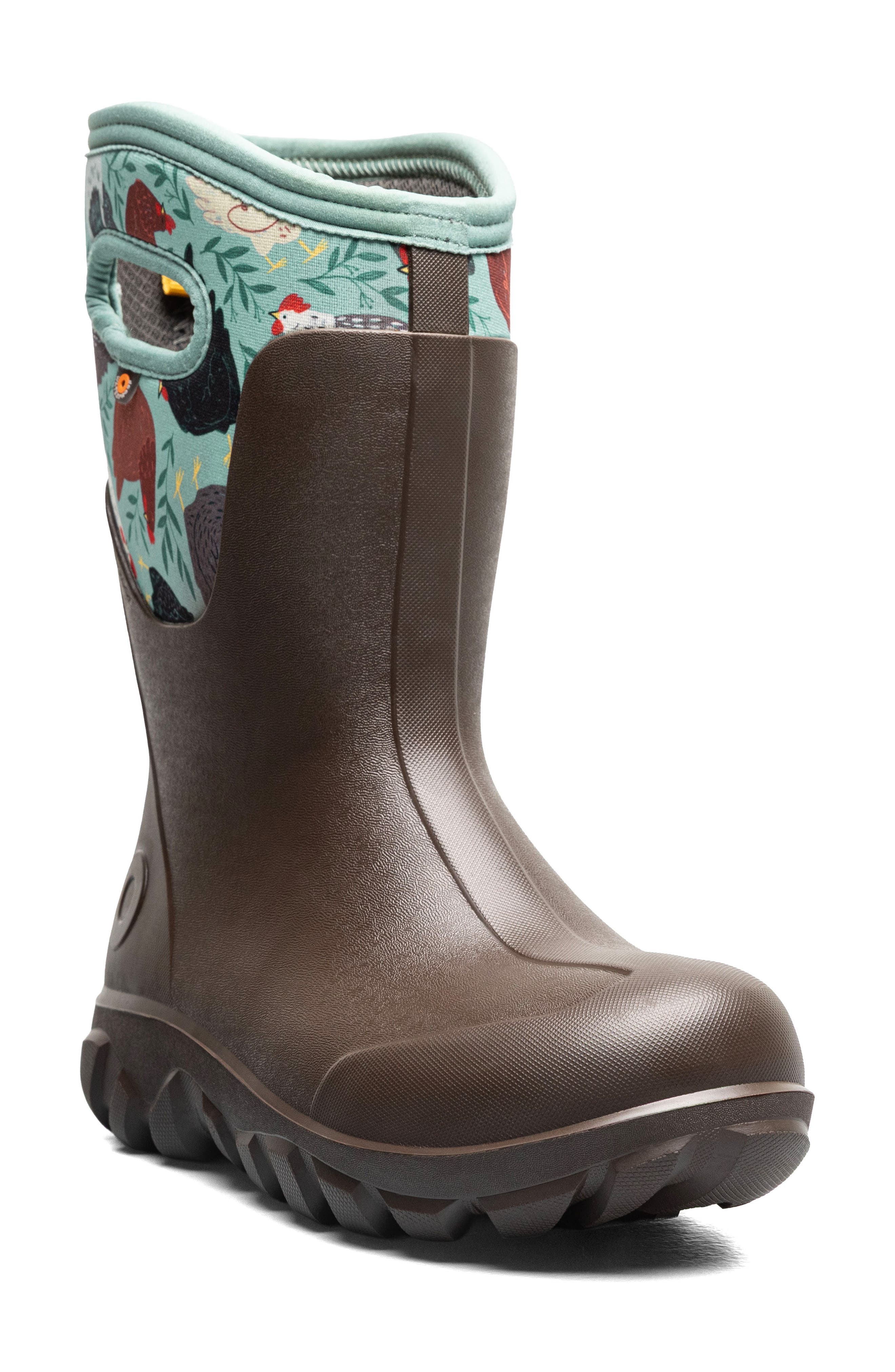 Classic Seamless Mid Waterproof Boot, Main, color, CHOC MULTI