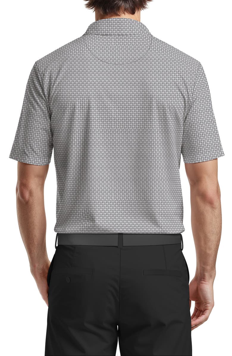 JACK NICKLAUS Geo Print Golf Polo, Alternate, color, Ebony