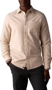 The Normal Brand Fairbanks Brushed Cotton Chamois Button-Up Shirt