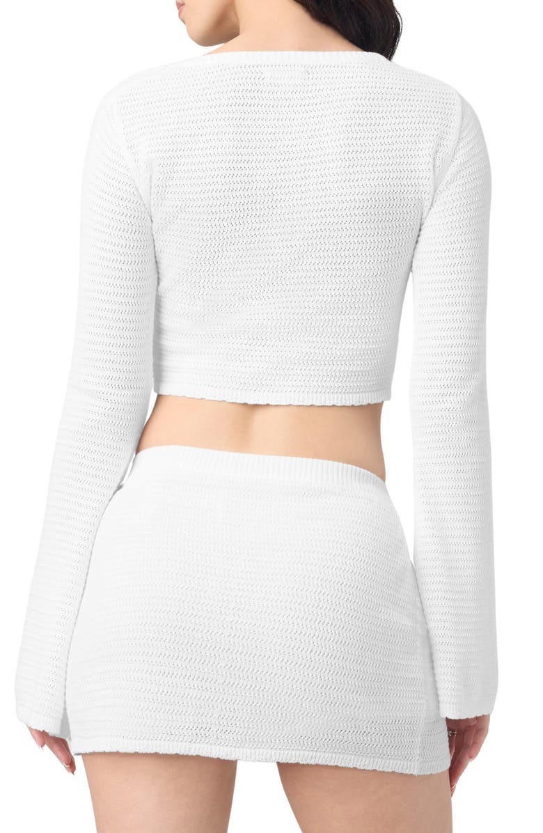 Florence by Mills Crop Cardigan, Alternate, color, White