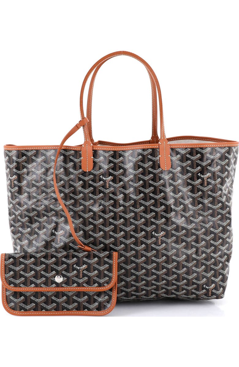 Pre-Owned Goyard Saint Louis Tote Coated Canvas PM, Alternate, color, Brown