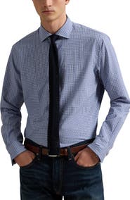 Polo Ralph Lauren Classic Fit Check Cotton Poplin Button-Up Shirt