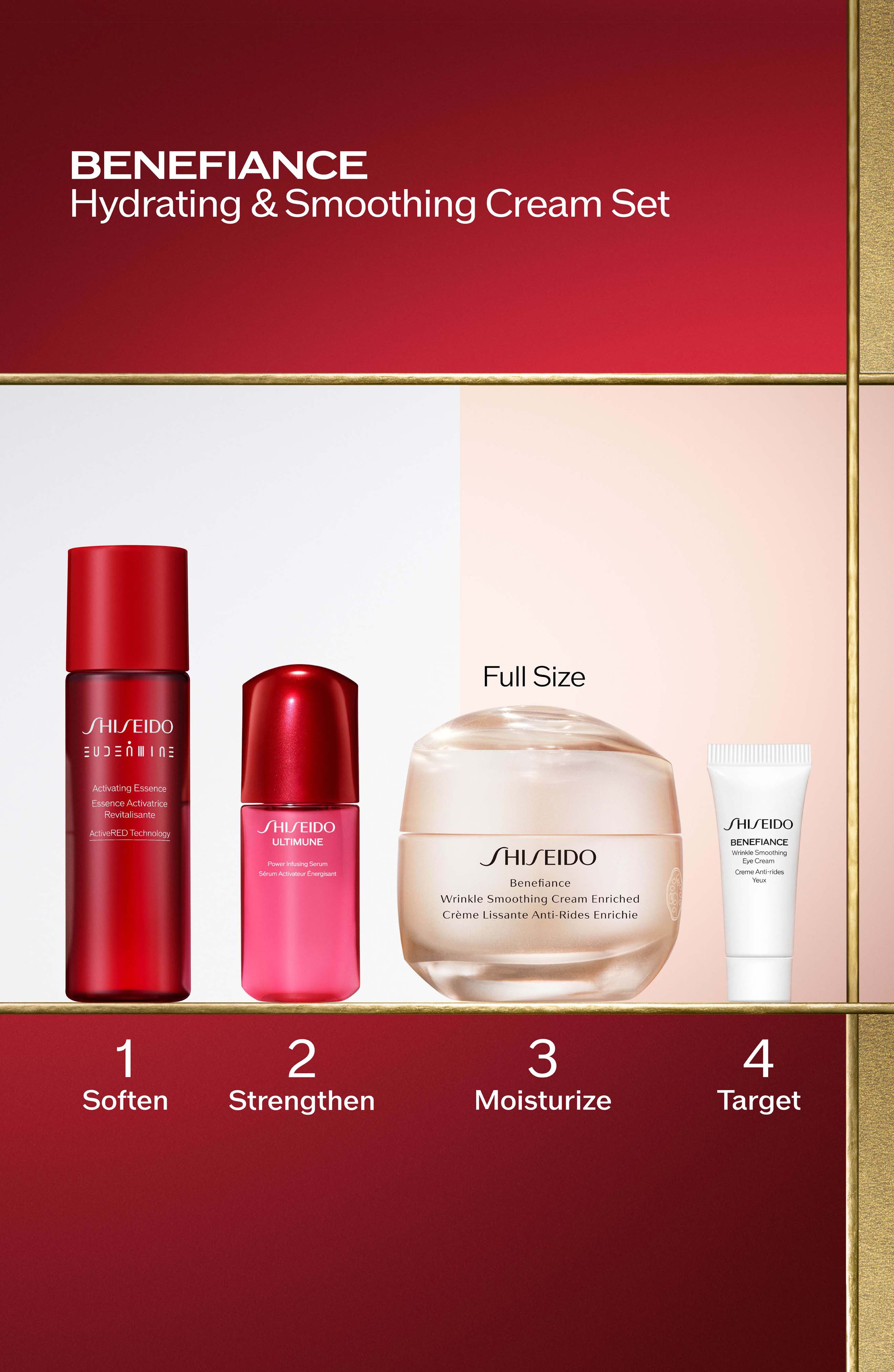 Shiseido Benefiance Hydrating & Smoothing Cream Gift Set $148