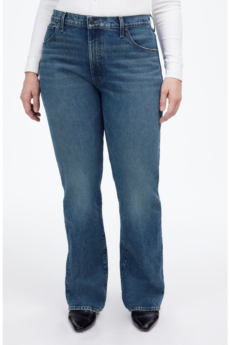 Relaxed Bootcut Jeans, Alternate, color, CONCHO WASH