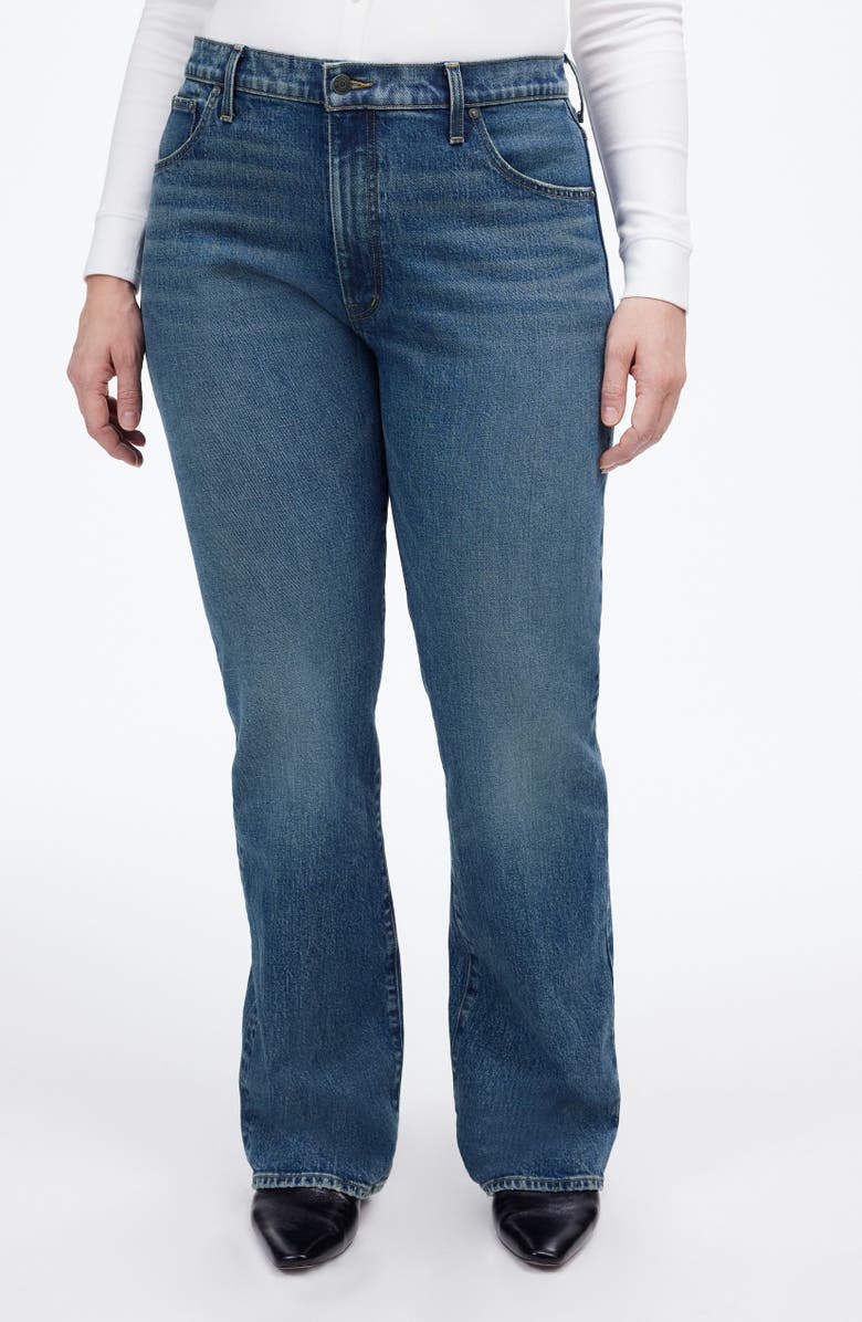 Madewell Relaxed Bootcut Jeans, Alternate, color, Concho Wash