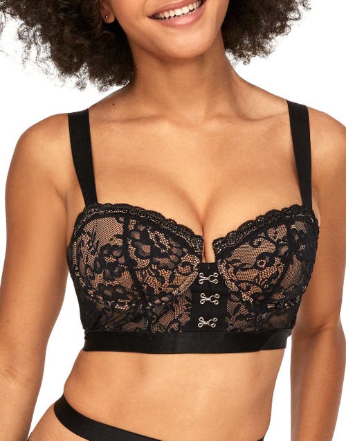 Adore Me Temperance Contour Balconette Bra In Black