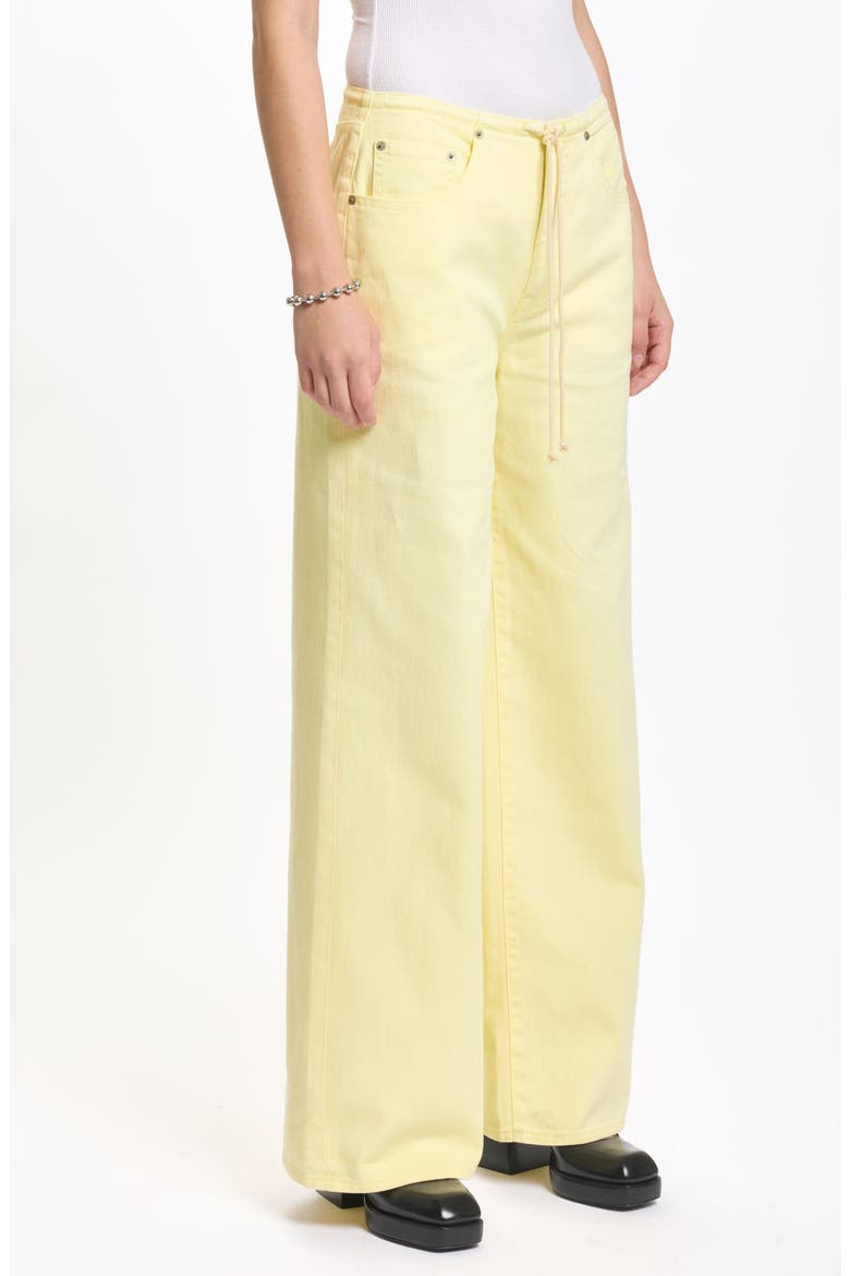 Madison Tie Waist Wide Leg Jeans, Alternate, color, SUNNY