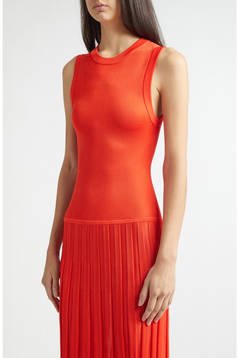 Gretchen Sleeveless Sweater Dress, Alternate, color, RED