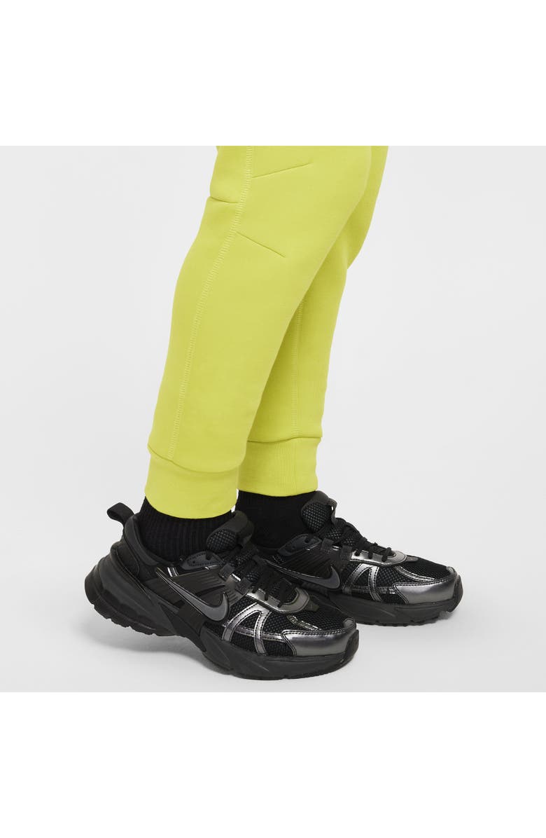 Nike Kids' Tech Fleece Joggers, Alternate, color, 357 Bright Cactus/Black