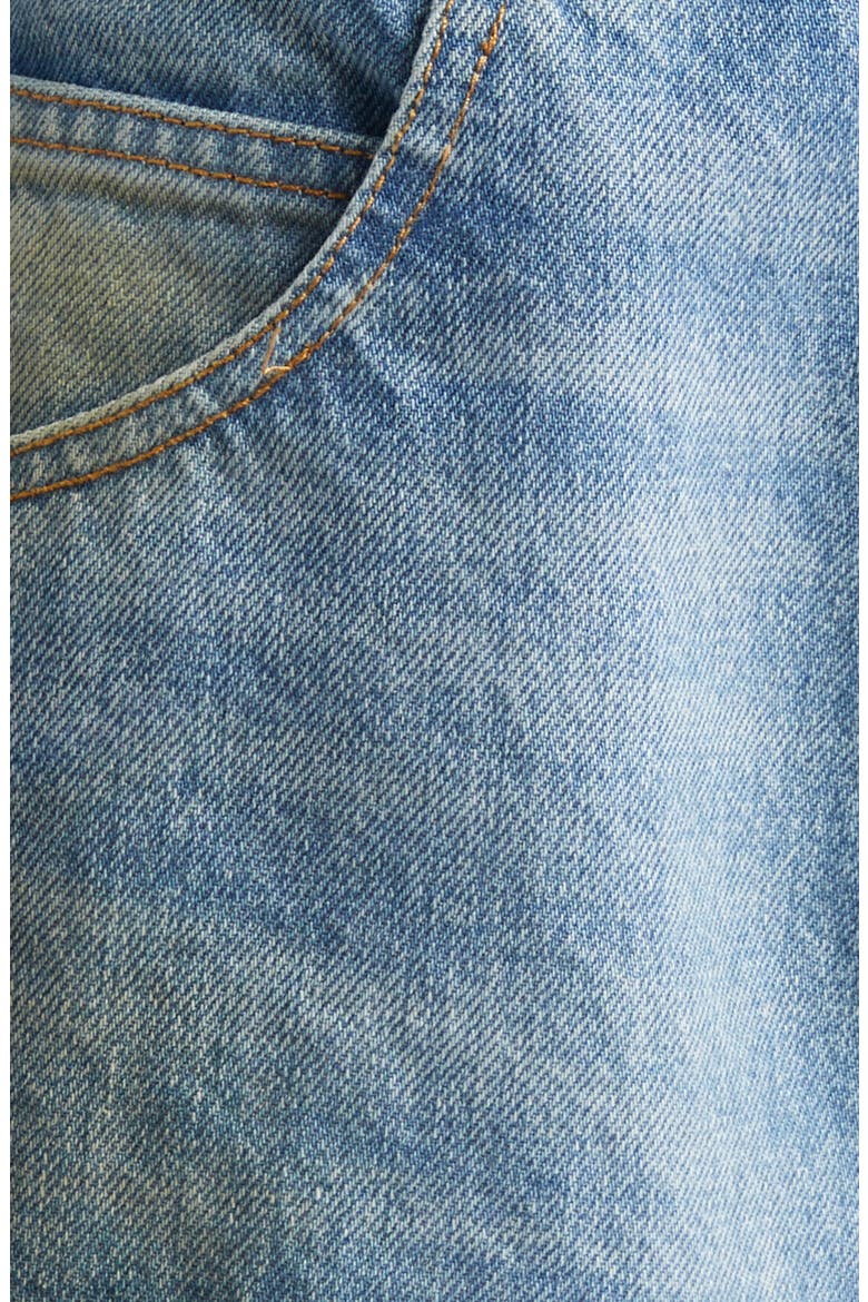 Thigh Slash Straight Leg Jeans, Alternate, color, MEDIUM BLUE
