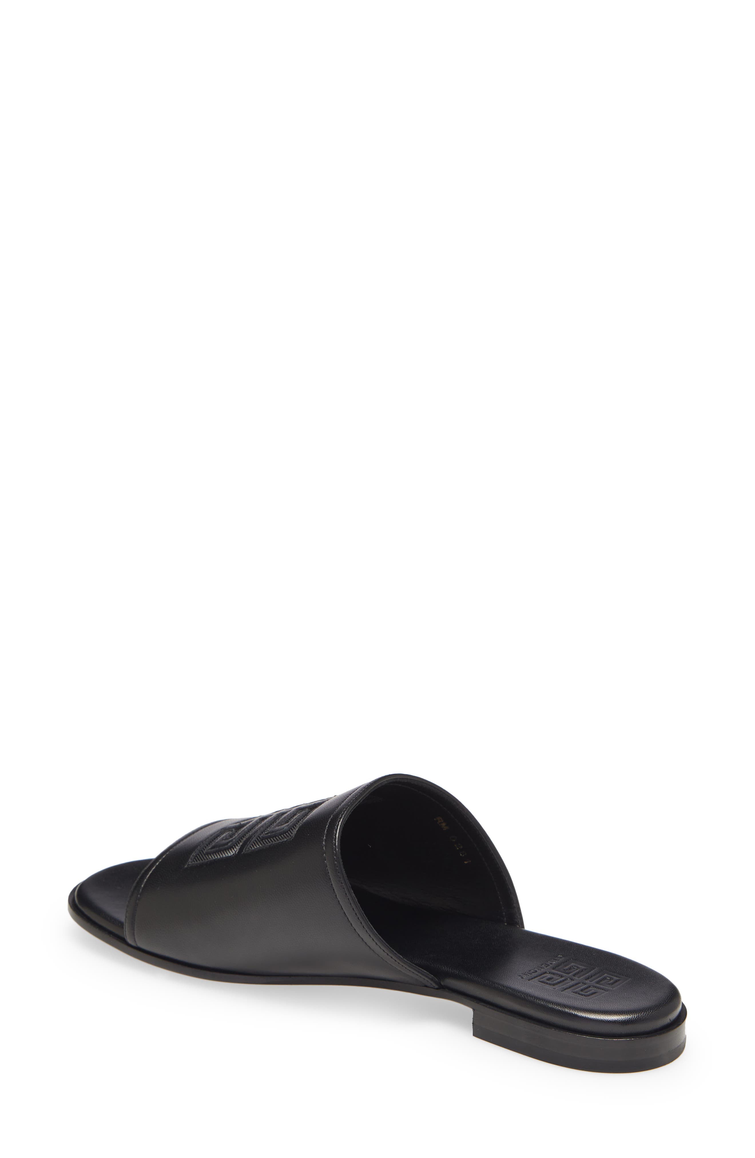 Givenchy Cutout 4G Logo Slide Sandal, Alternate, color, 