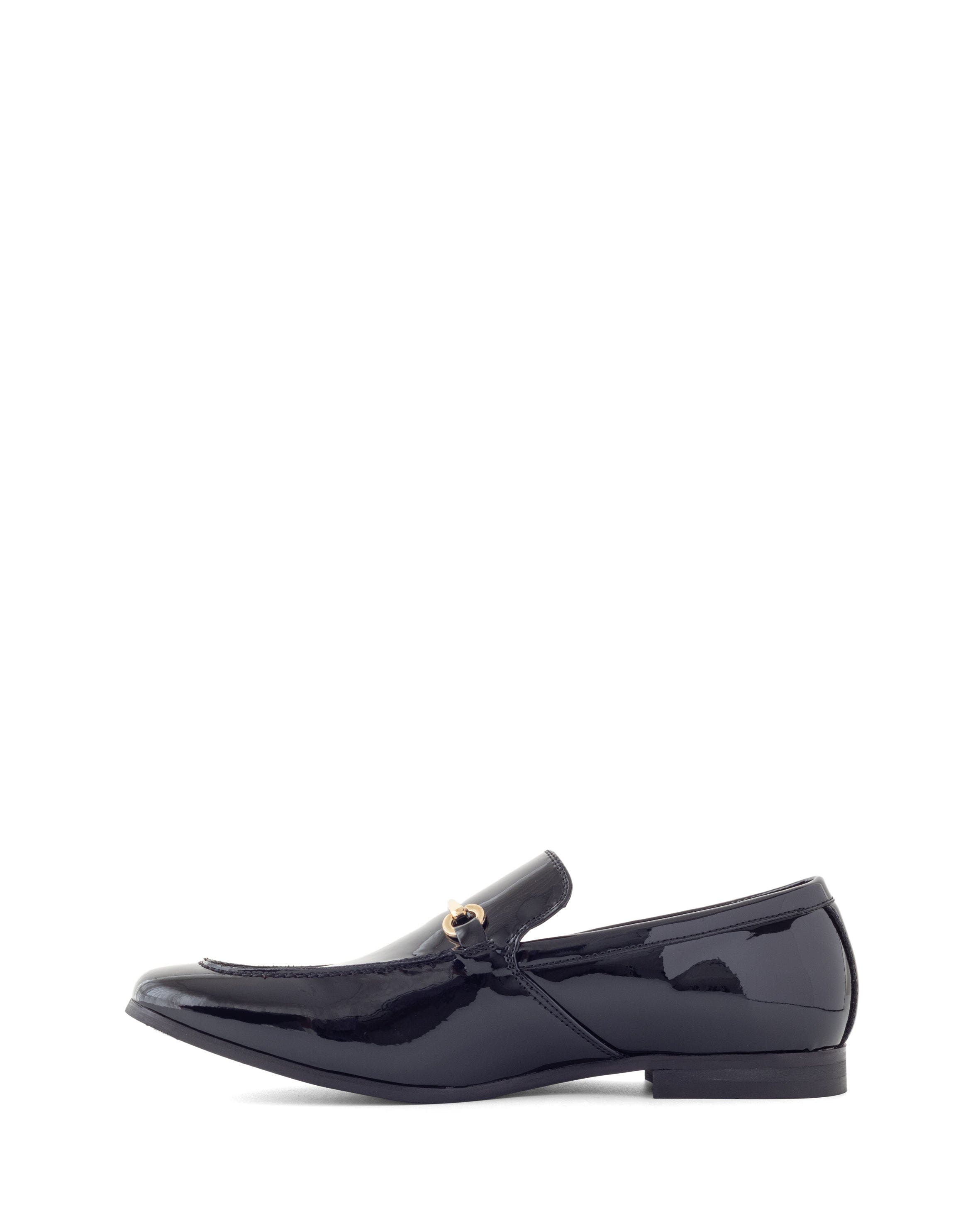 Uncut Archie Loafer, Alternate, color, Black Patent Pu